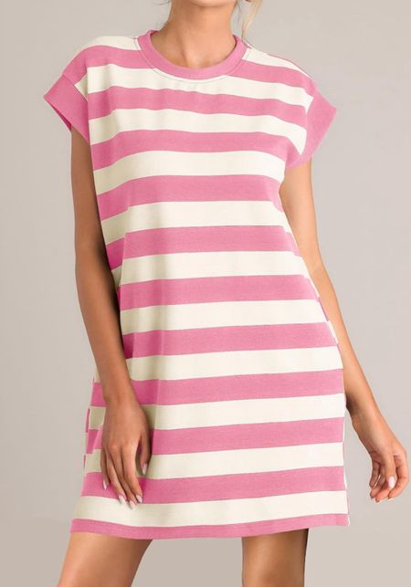 Striped t-shirt dress 

#LTKFindsUnder50 #LTKFindsUnder100 #LTKOver40