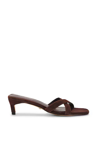 Shea Sandal in Dark Brown | Revolve Clothing (Global)