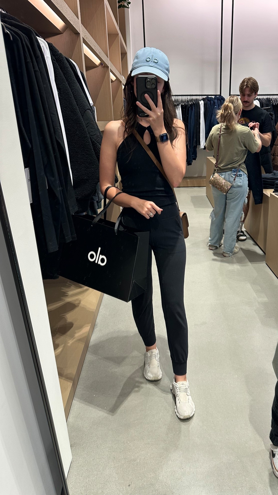 Today’s OOTD 🖤 Mom uniform! 

Alo tank - oh yoga is having their black Friday sale for members! Use code Friday! 

#LTKootd #LTKCyberWeek #LTKGiftGuide