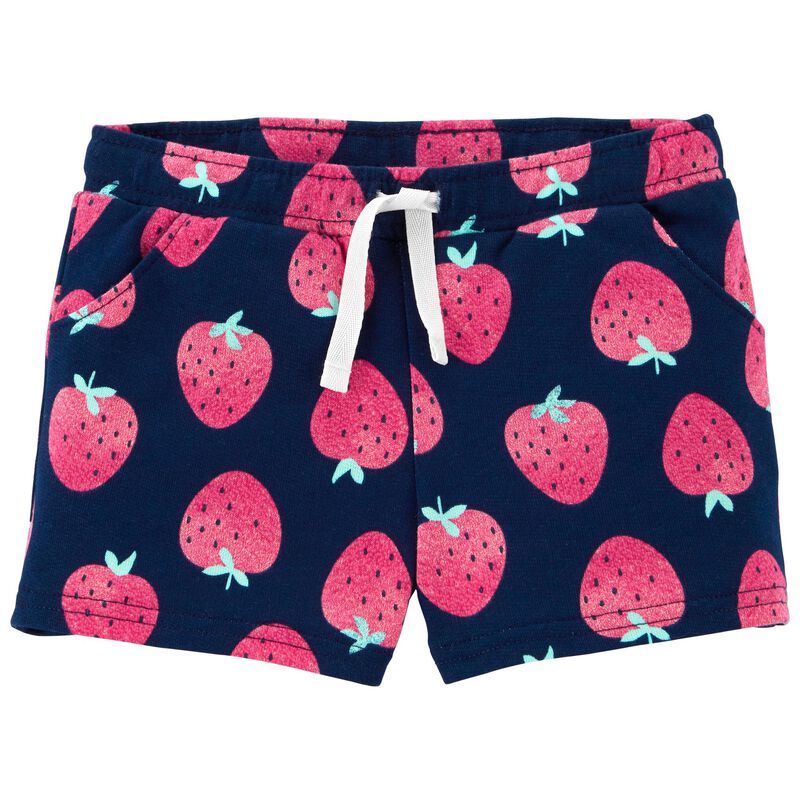 Strawberry Pull-On Shorts | Carter's