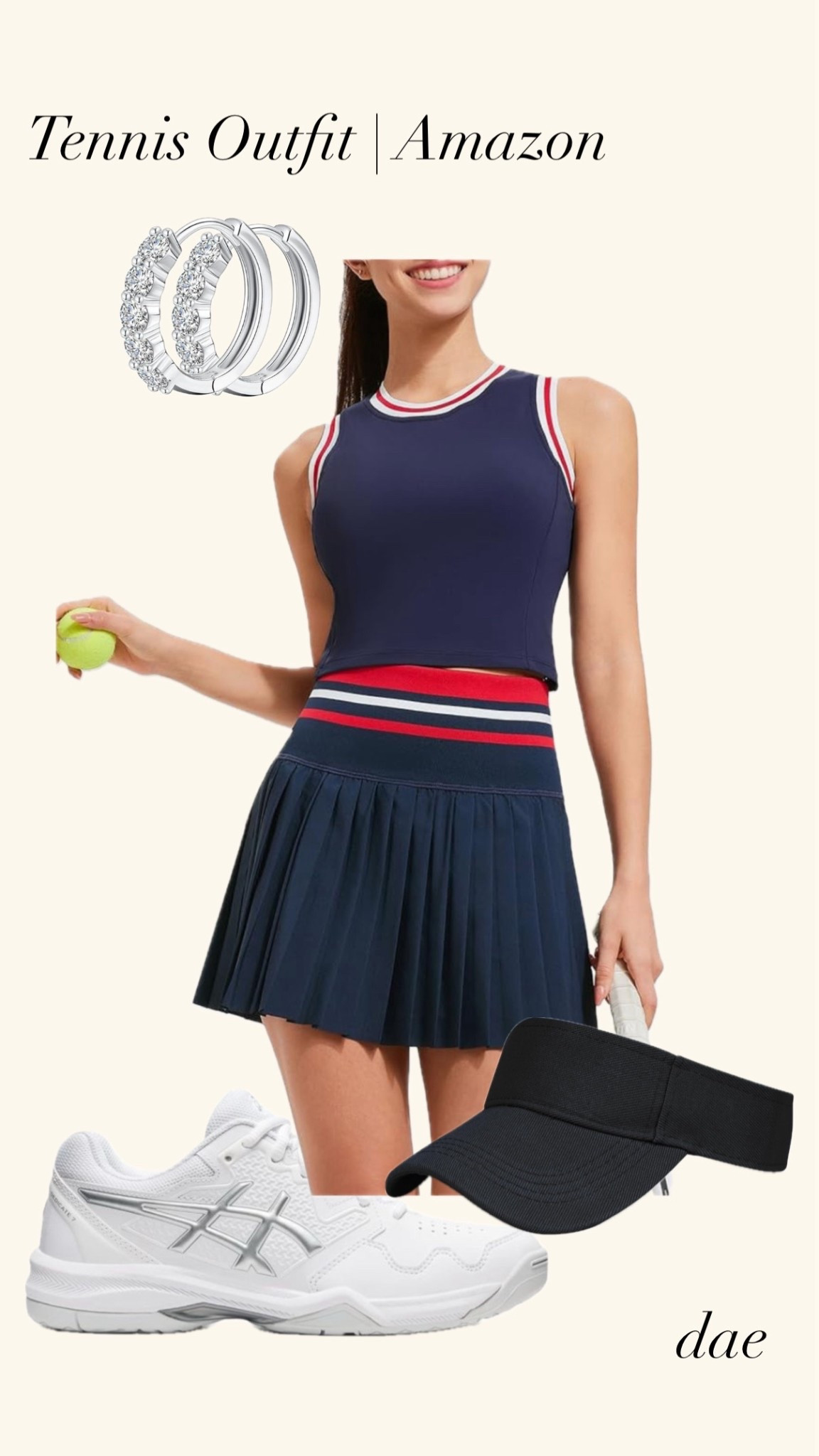 Amazon Tennis Outfit Inspo 🎾 Cute + Affordable Court Style

Tennis outfit inspiration featuring affordable Amazon activewear that’s cute, comfortable, and perfect for on-court or off-court wear. From skirts and tops to sneakers and accessories, this look is ideal for tennis practice, pickleball, walking, or everyday athleisure. Save for Amazon tennis outfits, sporty fashion inspo, and athletic style ideas. 
Need to look stylish on the courts ;)

#LTKfitnessgoals #LTKdayinmylife #LTKgrwm