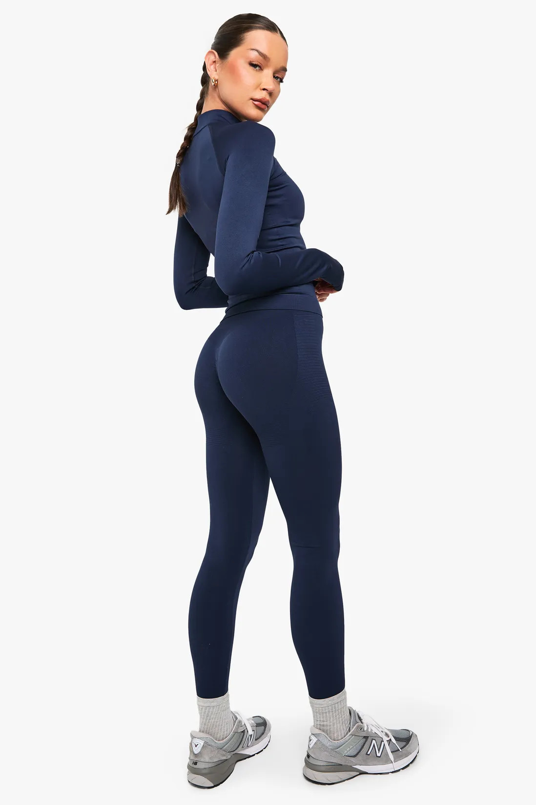 Premium Sculpt Seamless Scrunch Bum Legging | Boohoo.com (UK & IE)