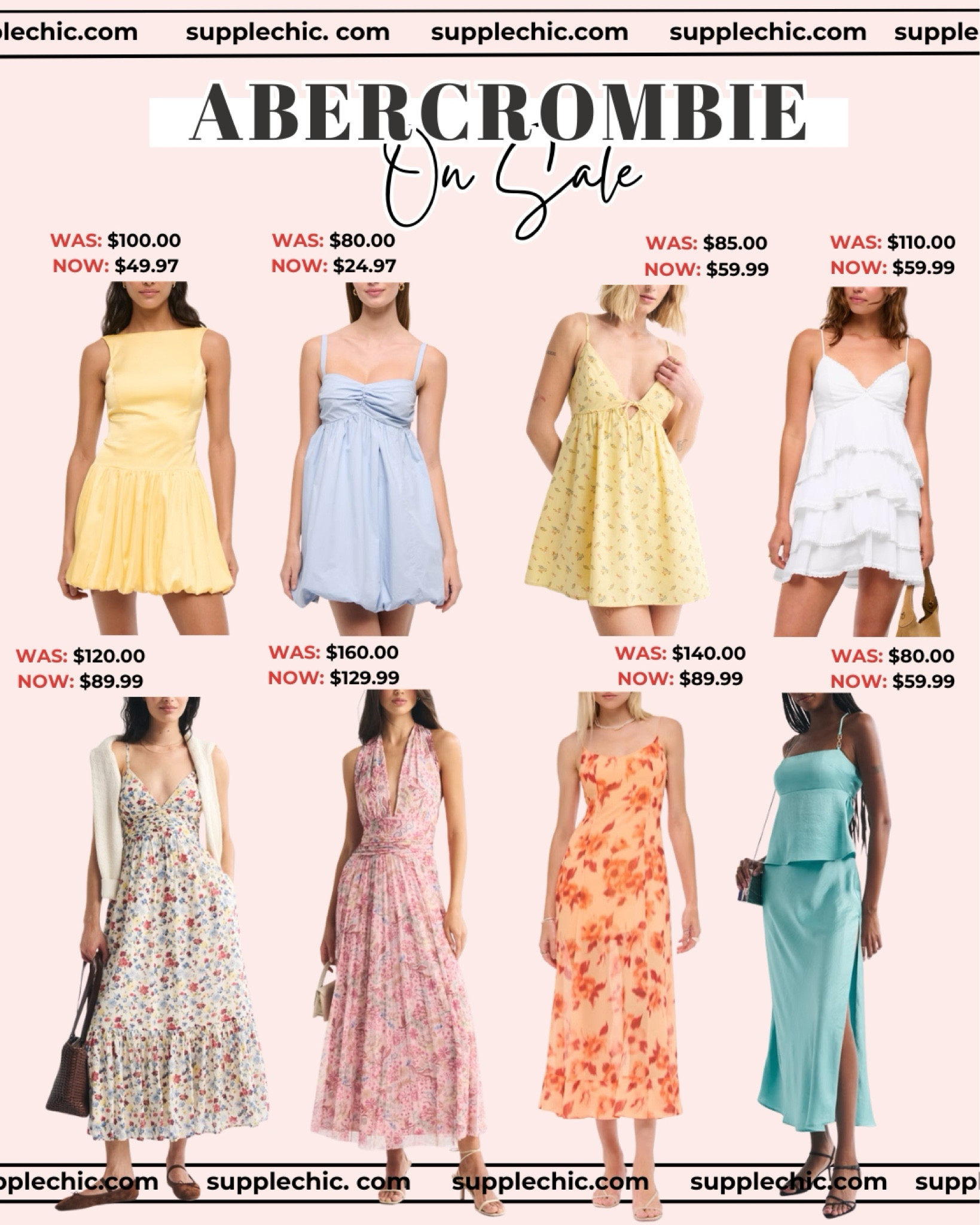 I wasn't planning to shop, but then I saw Abercrombie's sale. Now I'm trying to convince myself I don't need every single dress in this roundup. The colors, the silhouettes, the markdowns... this is one of those sales worth checking before sizes disappear.#AbercrombieSale #AbercrombieStyle #SummerDresses #VacationStyle #WeddingGuestDress #SummerFashion #FashionDeals #LTKStyle #DressSeason #SaleAlert

#LTKootd #LTKSaleAlert #LTKxAbercrombie