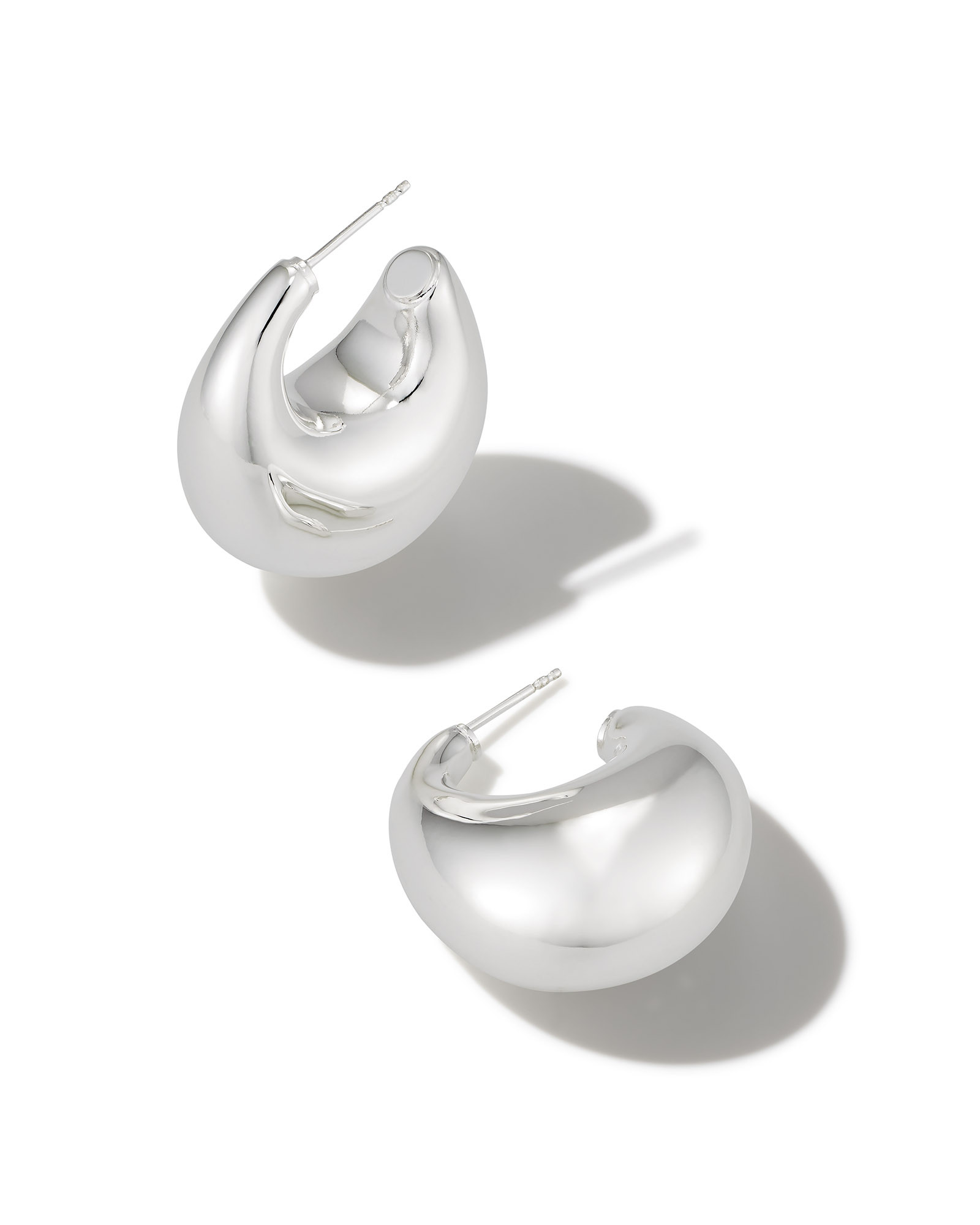 Raylyn Hoop Earrings in Sterling Silver | Kendra Scott