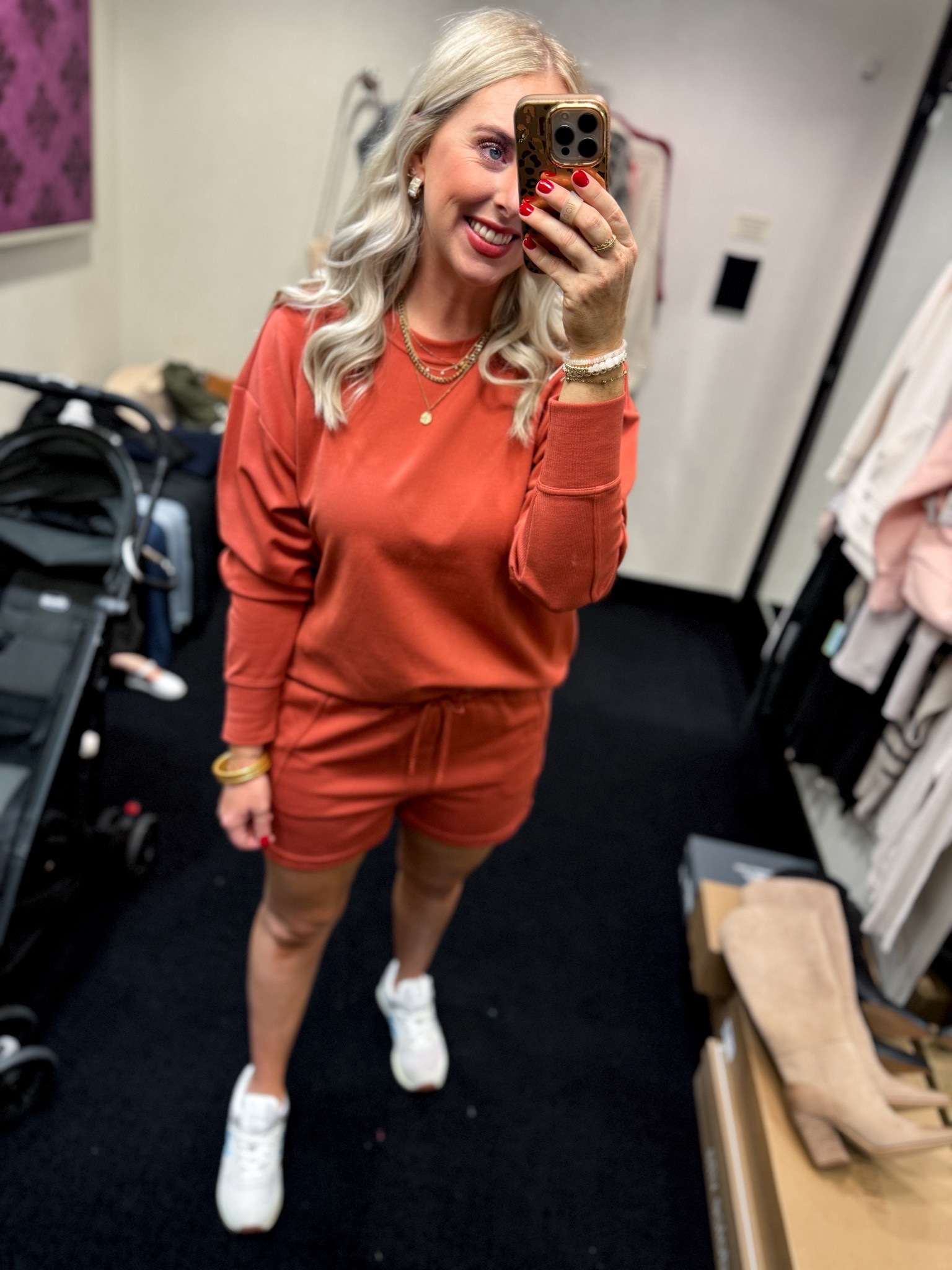 Nordstrom Anniversary Sale try on 
Pullover- medium
Shorts- medium 

#LTKxNSale #LTKSummerSales #LTKSaleAlert