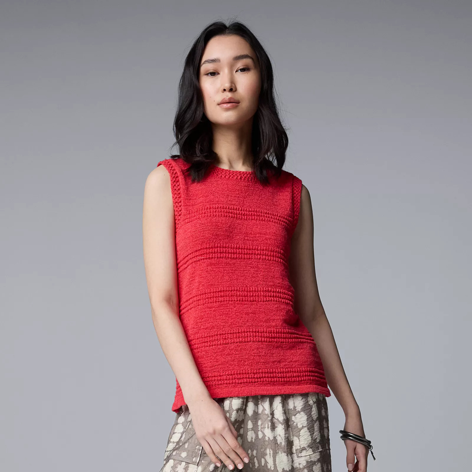 Women's Simply Vera Vera Wang Sweater Tank Top | Kohl's