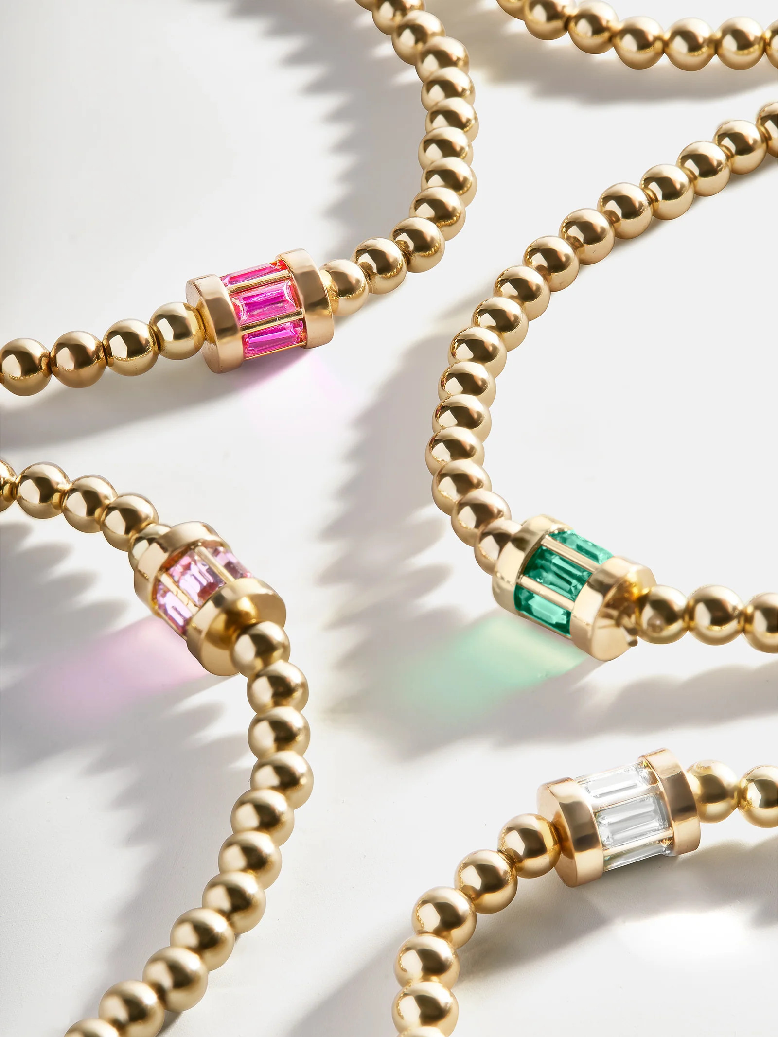 Tatum Birthstone Bracelet - Crystal | BaubleBar (US)