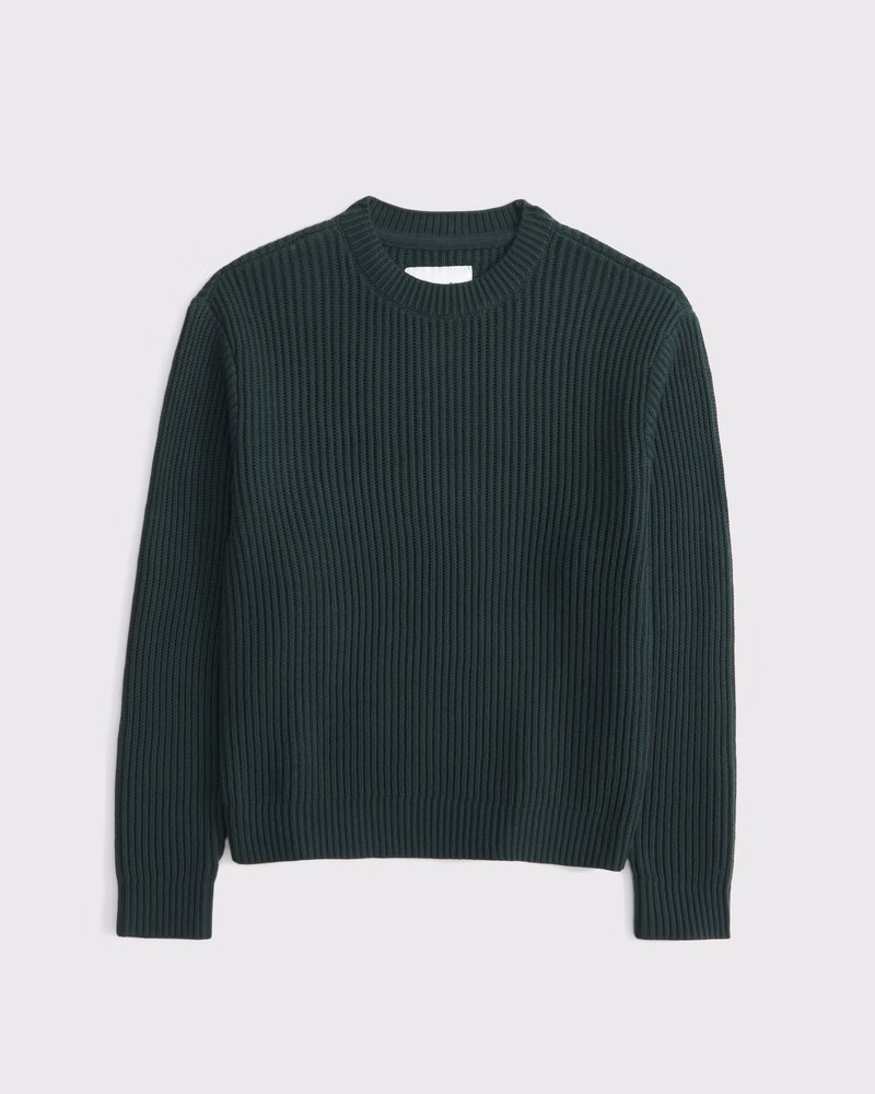 boys plated stitch crew sweater | boys tops | Abercrombie.com | Abercrombie & Fitch (US)