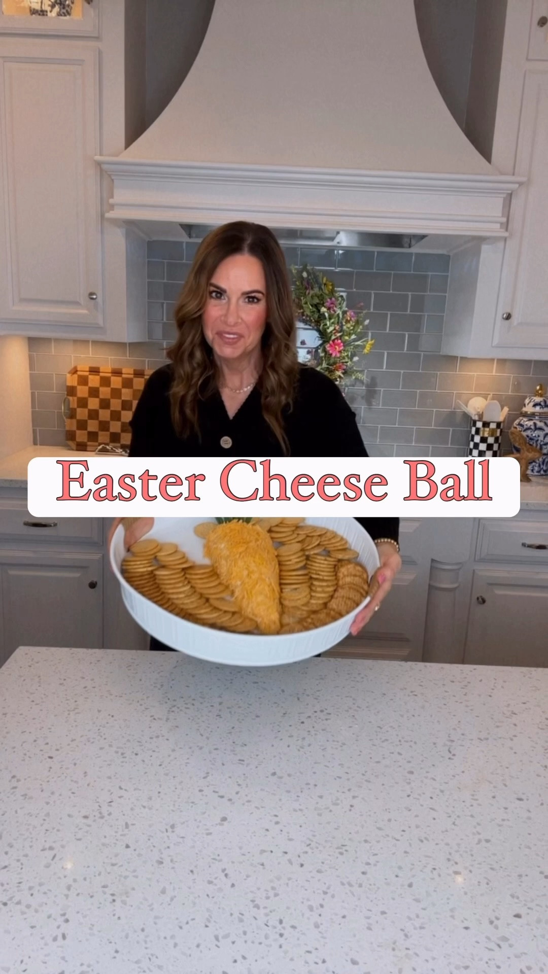 Some bunny is going to LOVE this Easter cheeseball 🐰🥕
Easter appetizers can be hit or miss, but this one is a total win—easy, delicious, and the cutest addition to your table. You can use any cheeseball recipe you like, but here’s exactly what I used. Serve with your favorite crackers and watch it disappear!

Comment CARROT and I’ll send you the shopping list + my favorite serving tray ideas 🧡

• 2 blocks cream cheese
• 2 tbsp sour cream
• 1 packet ranch seasoning
• 2 tbsp Worcestershire
• ¼ cup dried chives
• Green onions