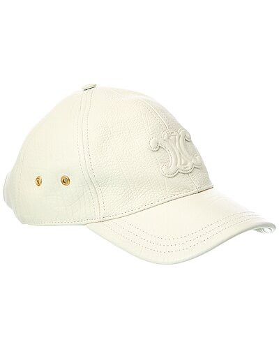 Triomphe Leather Baseball Cap | Rue La La