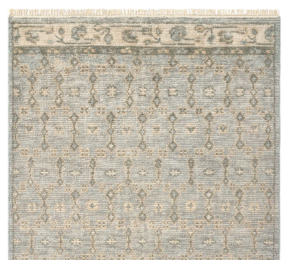 Lydia Hand-Knotted Wool Rug | Pottery Barn (US)