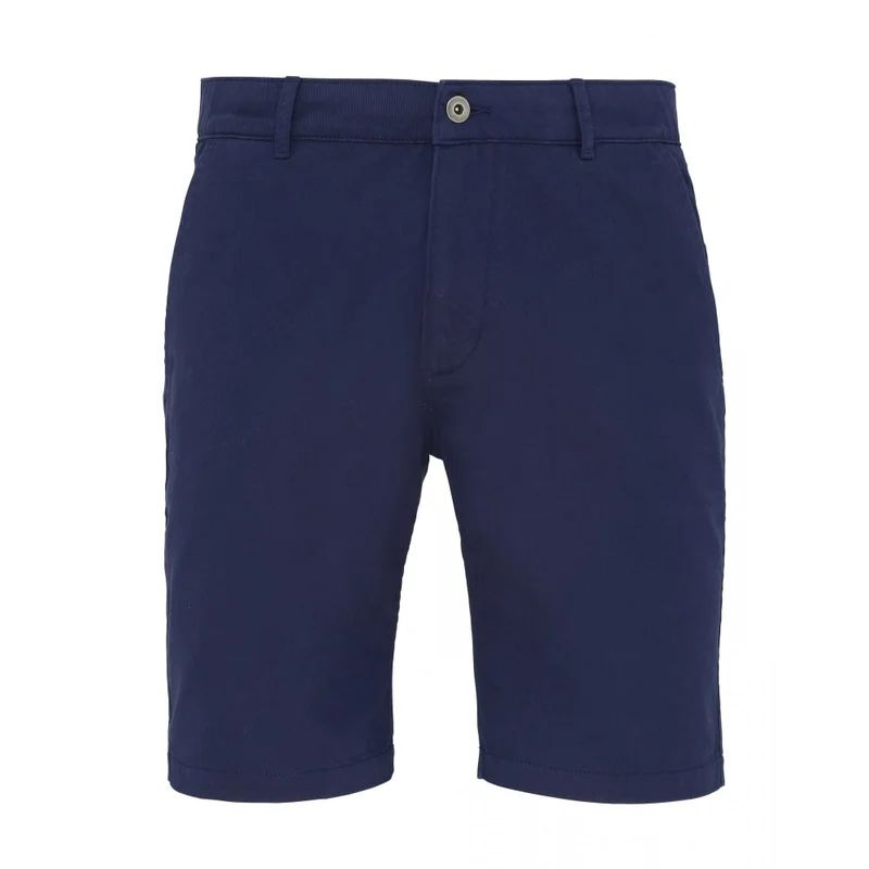 Asquith & Fox Asquith & Fox Mens Casual Chino Shorts (Navy) - Blue - L | Verishop