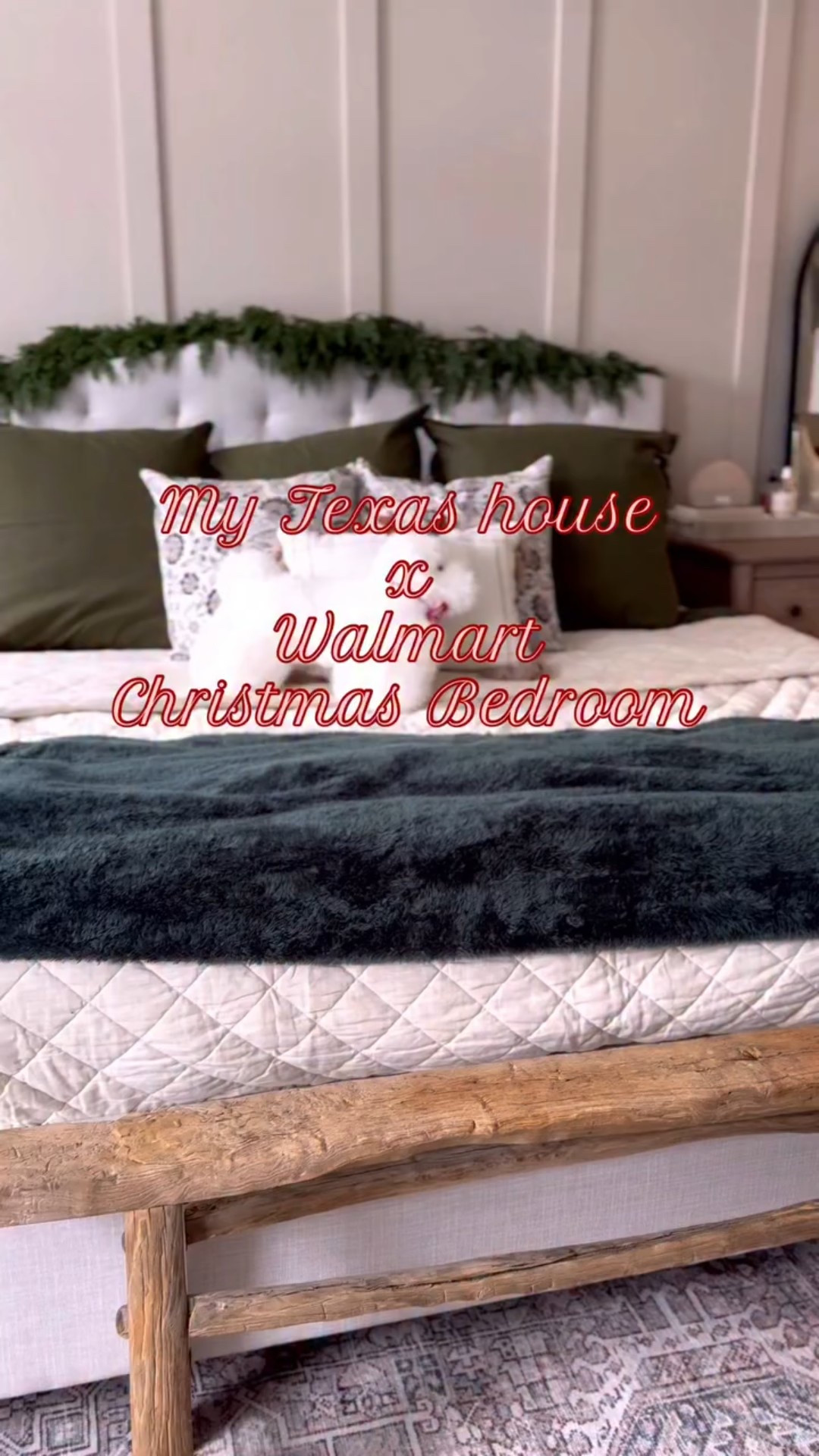 Comment BEDROOM below to receive a DM with the link to this post on my LTK ⬇ https://liketk.it/4Zev8 #ltkseasonal #ltkholiday #ltkhome

New nightstand for my Texas house at Walmart. New bedroom furniture. Master bedroom. Dresser. Restoration hardware. Pottery barn. Arhaus. Bedroom inspo 

Introducing My Texas House Monroe collection, a blend of elegance and functionality inspired by Erin Vogelpohl’s signature style. This rustic bedroom chest combines Erin’s love for chic, budget-friendly decor with practical features designed for everyday living. Crafted with the natural wood tones of Brushed Oak® finish, this 5-drawer chest features five spacious drawers equipped with metal runners and safety stops, ensuring smooth operation and longevity. The lower three drawers of this transitional-style chest of drawers are extra deep, providing ample storage space for larger items. This rustic dresser comes with pre-assembled moldings on the end panels and pre-attached drawer slides on uprights and drawer parts to make the assembly process streamlined and hassle-free. An interlocking safety mechanism allows only one drawer to open at a time, enhancing safety and stability. Additionally, this farmhouse-style dresser includes a tip restraint safety strap, adding an extra layer of security. Bring home this collection of farmhouse-inspired bedroom furniture that embodies the essence of affordable and stylish home décor.

Follow me for more seasonal and holiday content! 🎅🏼🎄

#christmas2025 #christmas #cozyvibes #christmascountdown #christmastree #happyholidays #christmasdecor #walmartchristmas #potterybarn #walmartcreator #iywyk #mytexashouse #bedroom #bedroomdecor #bedroominspo #bedroomfurniture #nightstand #dresser pottery Barn, restoration hardware, Arhaus, crate and barrel