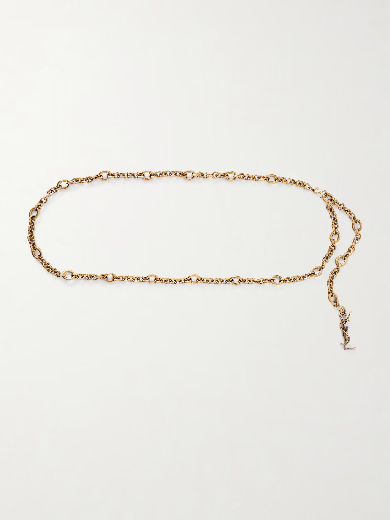 SAINT LAURENT - Gold-tone Chain Belt - 75 | NET-A-PORTER (US)