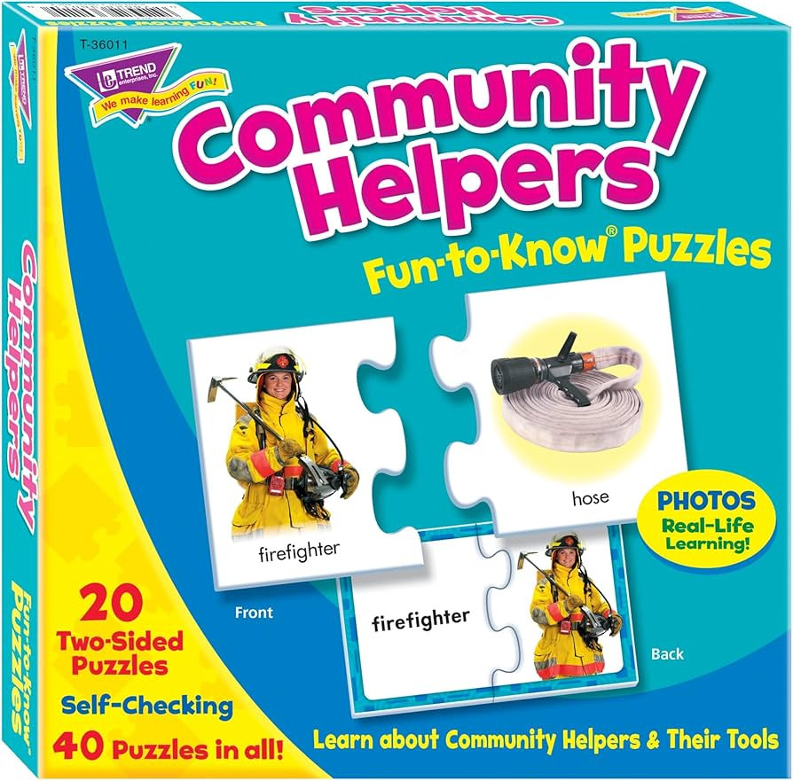 TREND enterprises, Inc. Community Helpers Fun-to-Know Puzzles | Amazon (US)