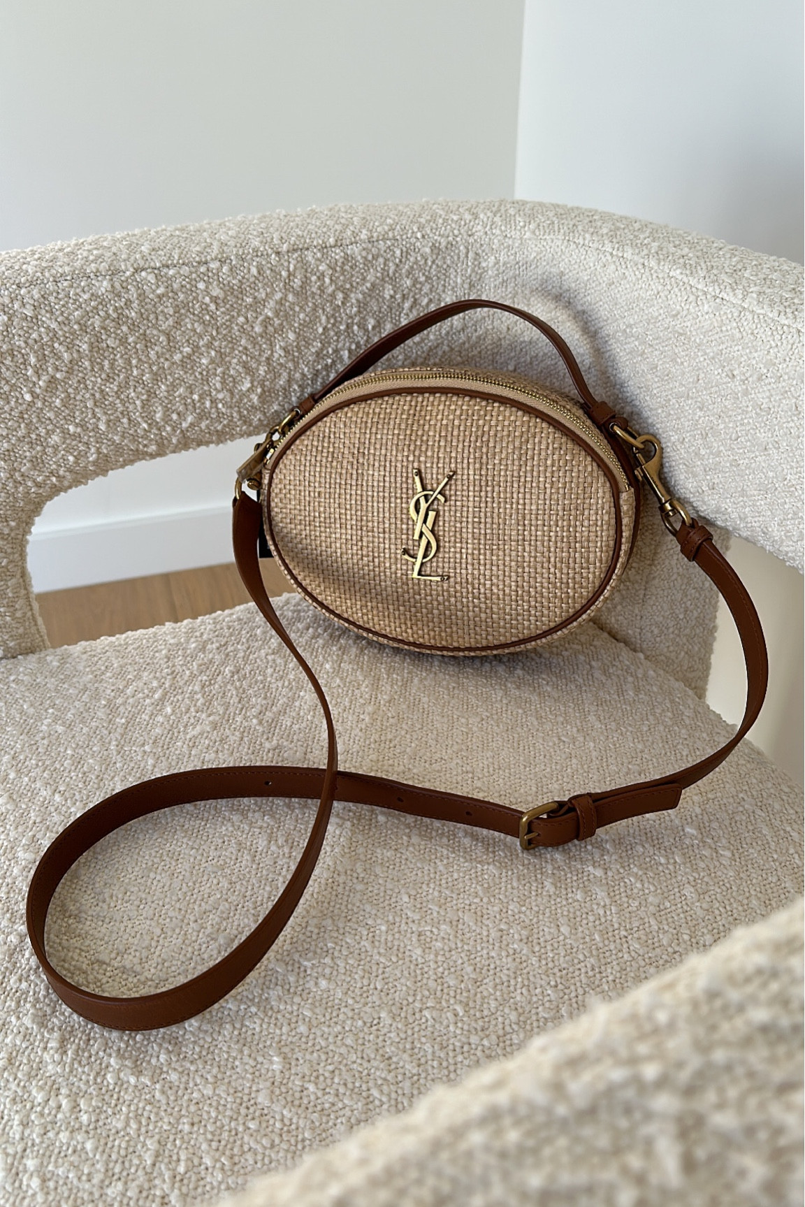 saint laurent cassandra raffia bag