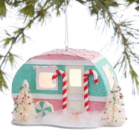 Paper Sugarplum Trailer LED Light Up Ornament | World Market