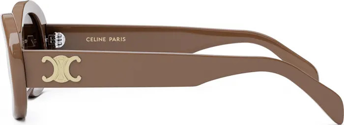 Triomphe 52mm Oval Sunglasses | Nordstrom