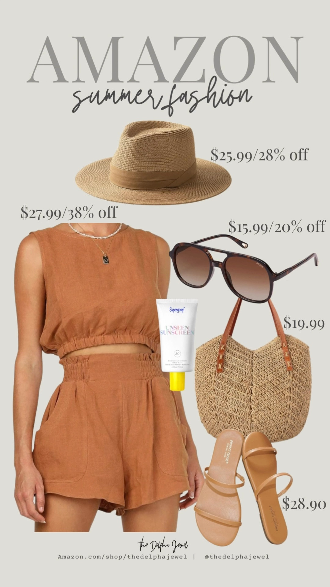 Love this summer outfit inspo 😎 

Straw hat, @Supergoop! ! unseen sunscreen, crop set, oversized polarized sunglasses


#LTKTravel #LTKSaleAlert #LTKMidsize