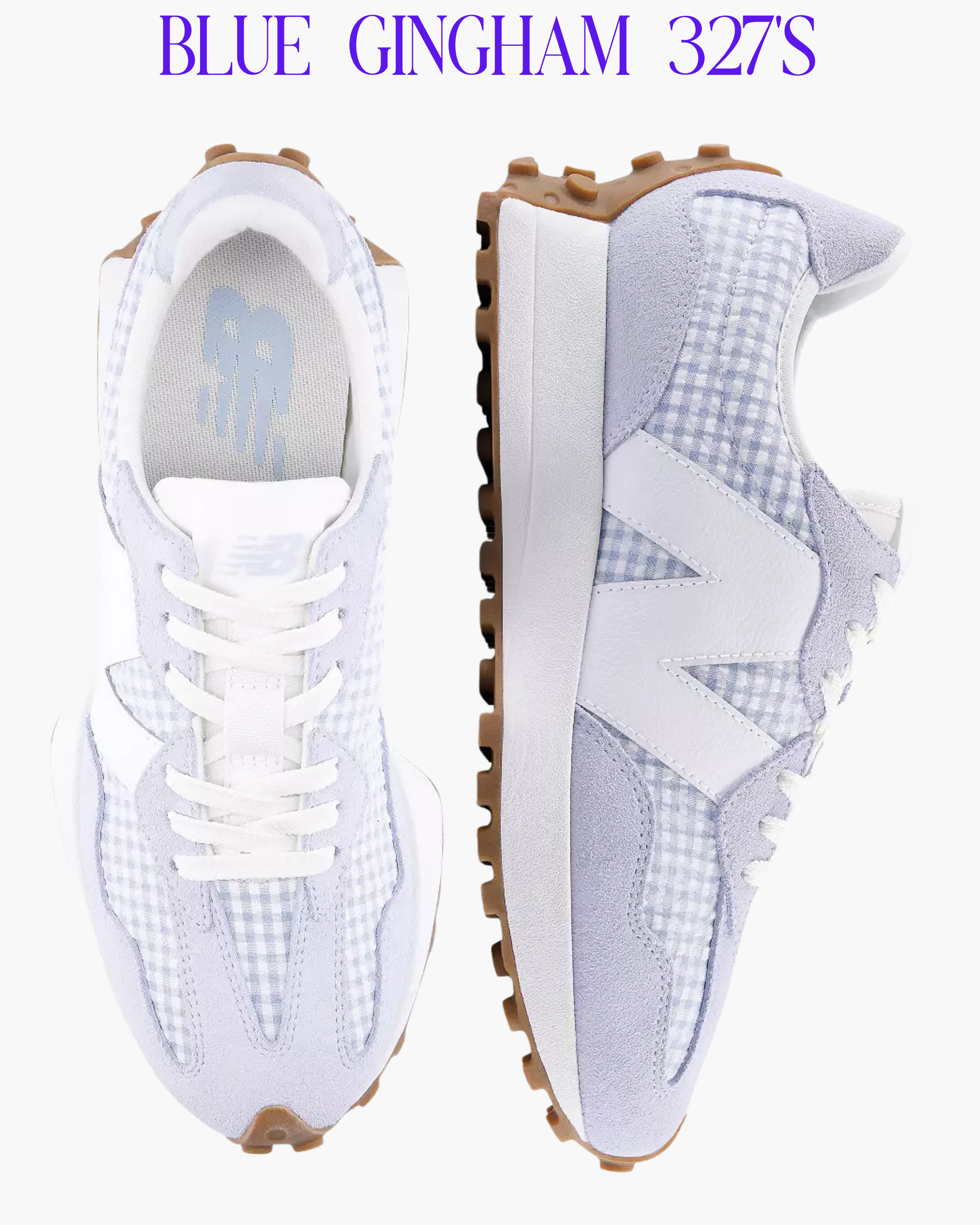 😍 Just found the Blue Gingham 327's fully stocked in sizes 6-12! *Some* Pink also just restocked, but not all sizes (no 7 or 9-11, but that can change FAST and they seem to restock often, so save the post and check back! Also found most Starburst sizes in stock (another one that's sold out everywhere)! 

 #LTKmomlife #LTKActive #LTKOver40