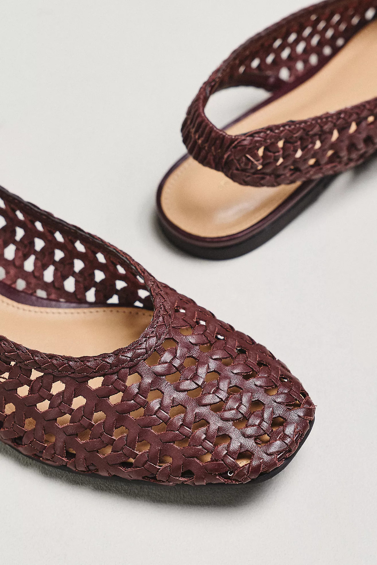 By Anthropologie Slingback Woven Flats | Anthropologie (US)
