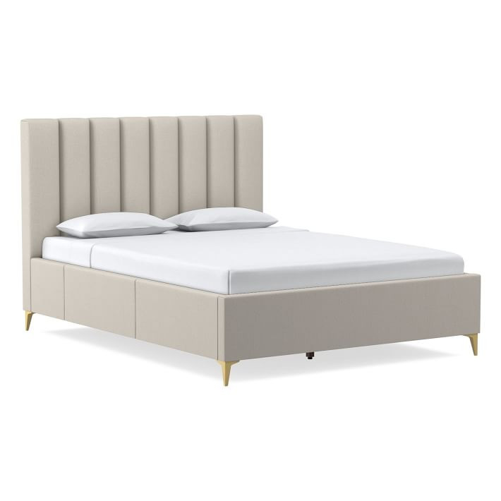 Emmett Side Storage Bed - Vertical Tufted | West Elm (US)