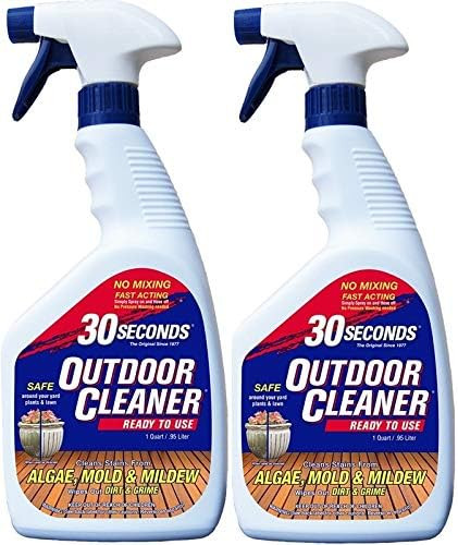30 SECONDS Outdoor Mold & Mildew Stain Remover Spray | Ready To Use | 32 fl. oz. | 2 Pack | Amazon (US)