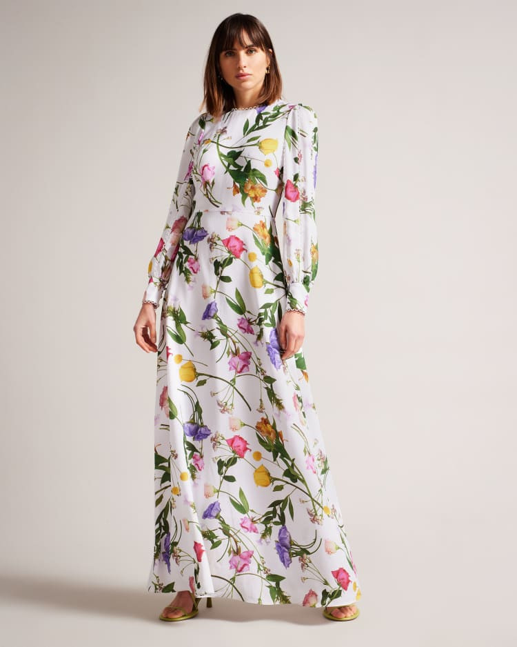 Blouson Sleeve Floral Maxi Dress | Ted Baker (US)