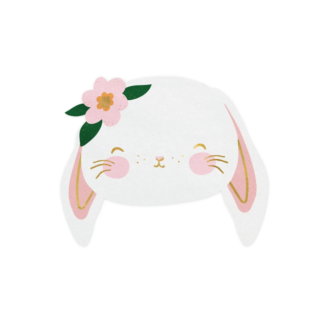 Pastel Easter Bunny Dessert Napkins 20ct Bunny Baby Shower  - Etsy | Etsy (US)