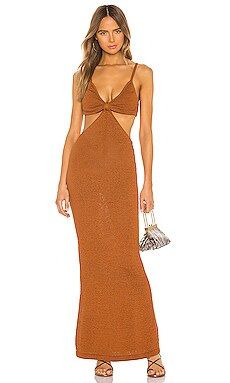 Cult Gaia Serita Dress in Amber from Revolve.com | Revolve Clothing (Global)