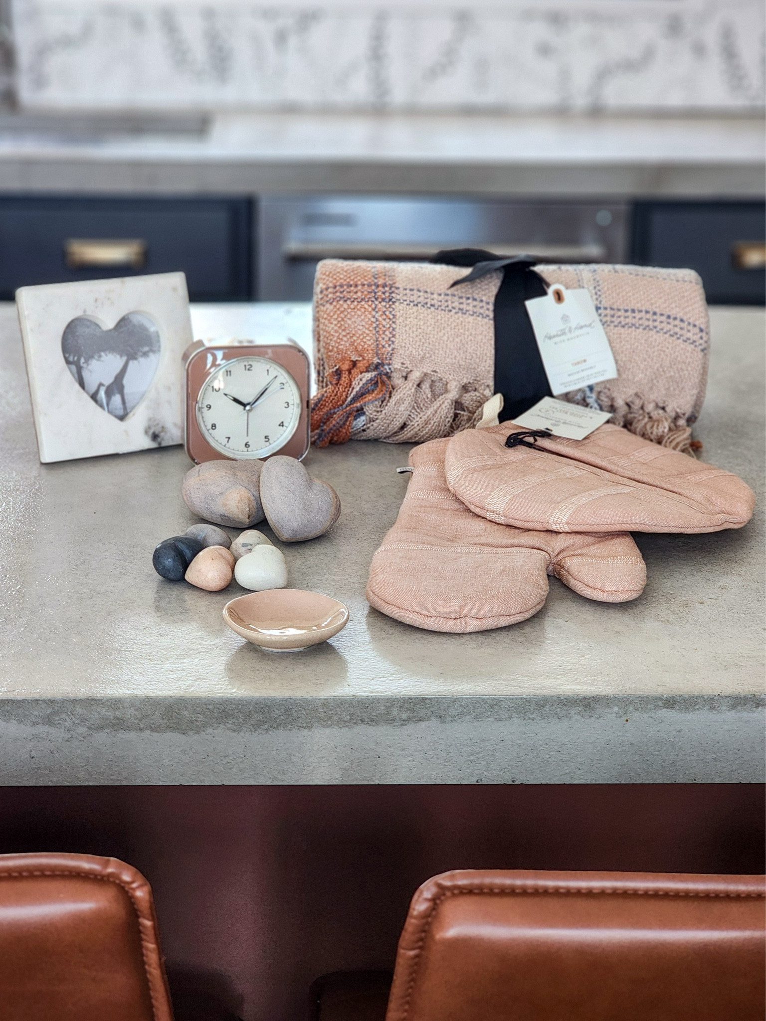 My Valentine’s home decor haul includes Target x Hearth and Hand with Magnolia pink and blue soft woven plaid throw blanket, blush vintage style analog table clock, I love you pink stoneware trinket dish, 2pc gingham blush textured stripe oven mitt set, marble photo frame, and soapstone hearts.

#LTKHome #LTKFindsUnder100 #LTKFindsUnder50