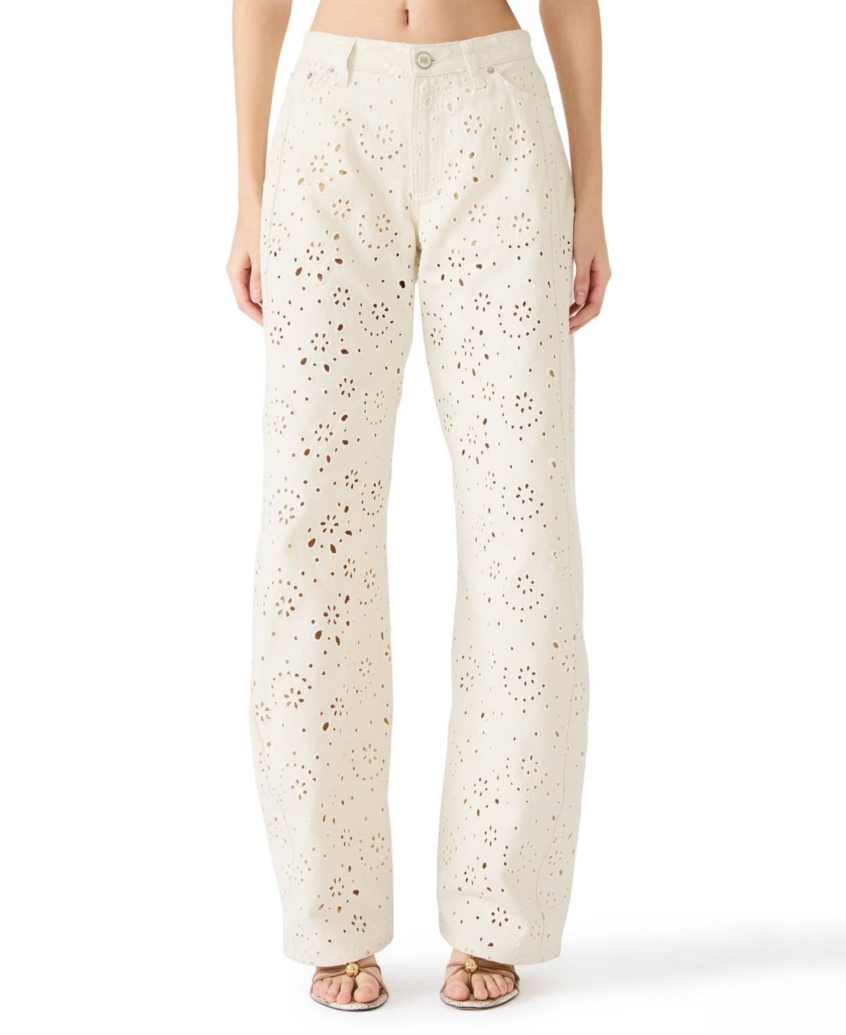 Steve Madden Women's Rori Straight Jeans - Sea Pearl | Macy's