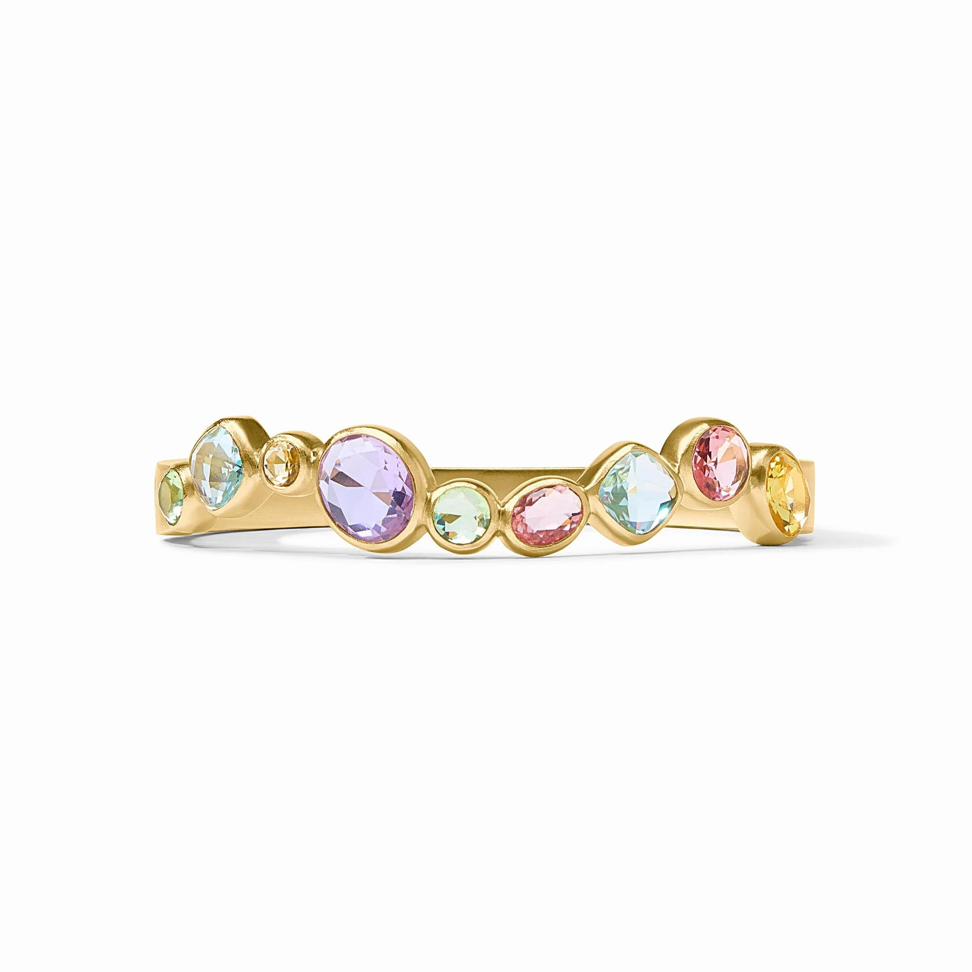 Kaleidoscope Gemstone Hinge Bangle Bracelet | Julie Vos | Julie Vos