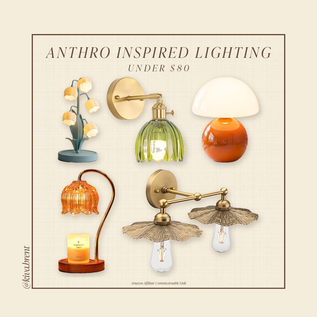 If you love Anthropologie, you're going to love these Amazon lighting finds! Can you believe the scone is USB?!  

 #LTKHome