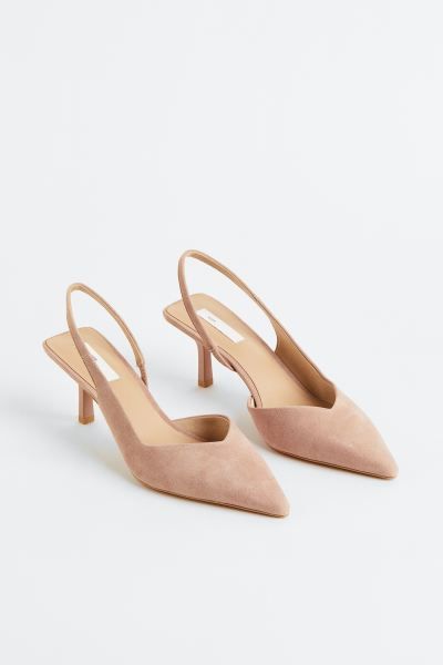 Suede slingbacks | H&M (UK, MY, IN, SG, PH, TW, HK)