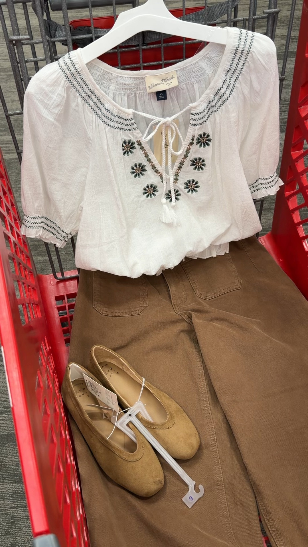 Target pre fall outfit idea, love these brown jeans and so do you ladies!! #targetstyle

#LTKOver40