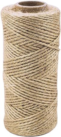 300 ft Heavy Duty Natural Color Twine Jute String for Industrial Packing Material, Arts & Crafts,... | Amazon (US)