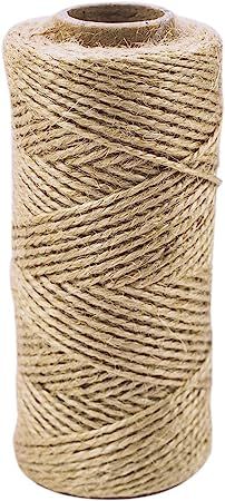 300 ft Heavy Duty Natural Color Twine Jute String for Industrial Packing Material, Arts & Crafts,... | Amazon (US)