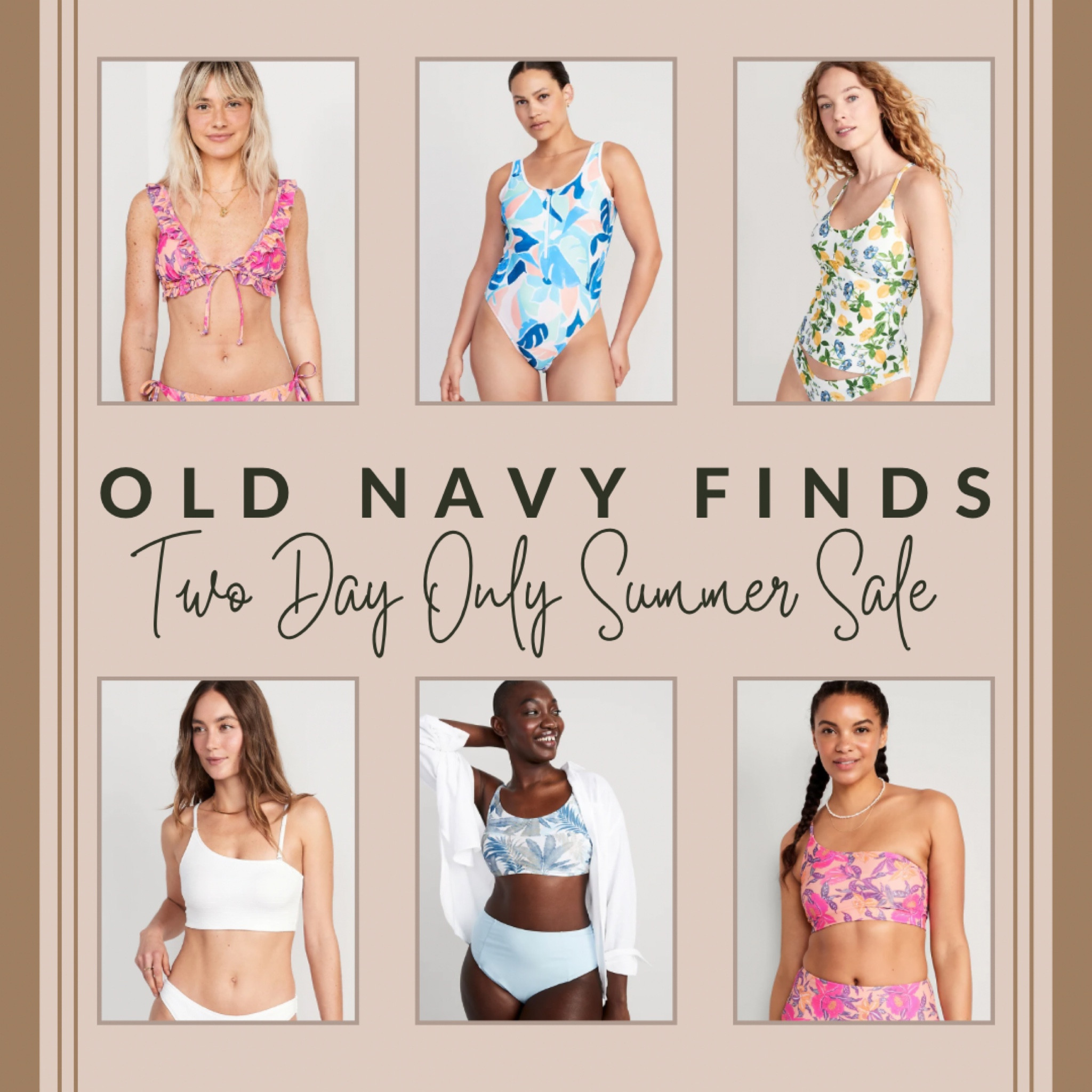 Old Navy’s Summer Essential’s Sale 🌻👙 2 Day Only!! Up to 60% off.. Hurry now!! 

#LTKFind #LTKstyletip #LTKSeasonal