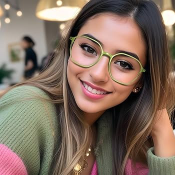 VISOONE Lightweight TR90 Blue Light Blocking Glasses Frame with Anti Glare Eye Protection for Wom... | Amazon (US)