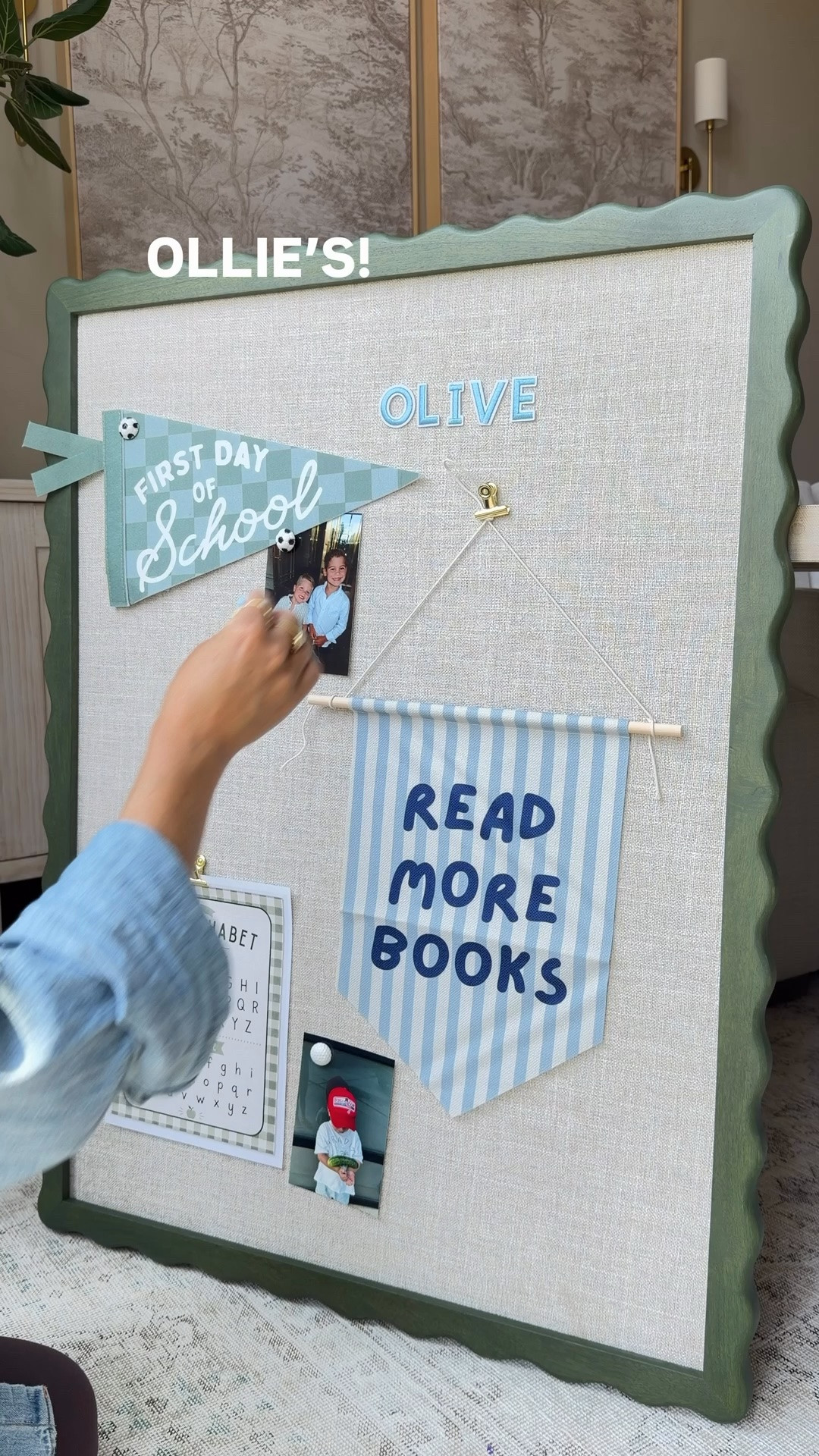Let’s build bulletin boards! Finishing our homework book and added two bulletin boards — they are BIG fyi and incredible quality! Added some photos, school decor, & print outs (had ChatGPT create those) — love how they turned out! Will link everything I can here!

#LTKmomlife #LTKdayinmylife #LTKHome