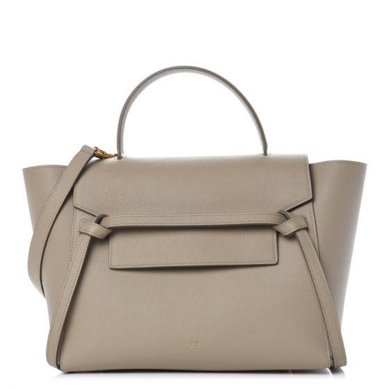 Grained Calfskin Mini Belt Bag Light Taupe | Fashionphile