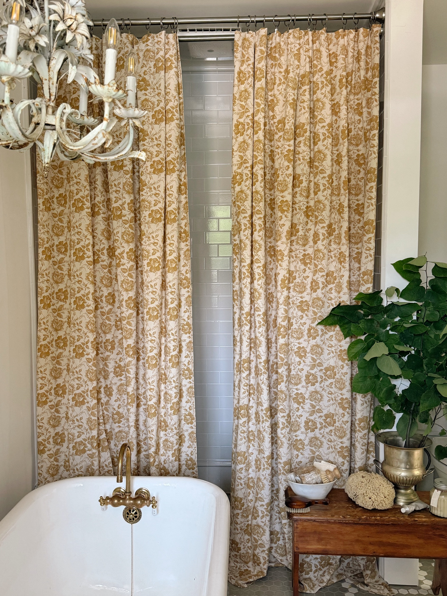 Cozy bathroom- two tablecloths for a full shower curtain. These tablecloths are from home goods, but I found some options for you below as well. Also, an extra long shower curtain for extra long curtains. 

First curtains in the reel are thrifted world market curtains. 

Second are homegoods tablecloths

See the reel here: https://www.instagram.com/reel/C9TdKE-Io89/?igsh=MXh5NHlyc2JpYnd1dw==

@lizmariegalvan on IG 

See my other LTK posts for more sources! 

#LTKStyleTip #LTKSummerSales #LTKHome