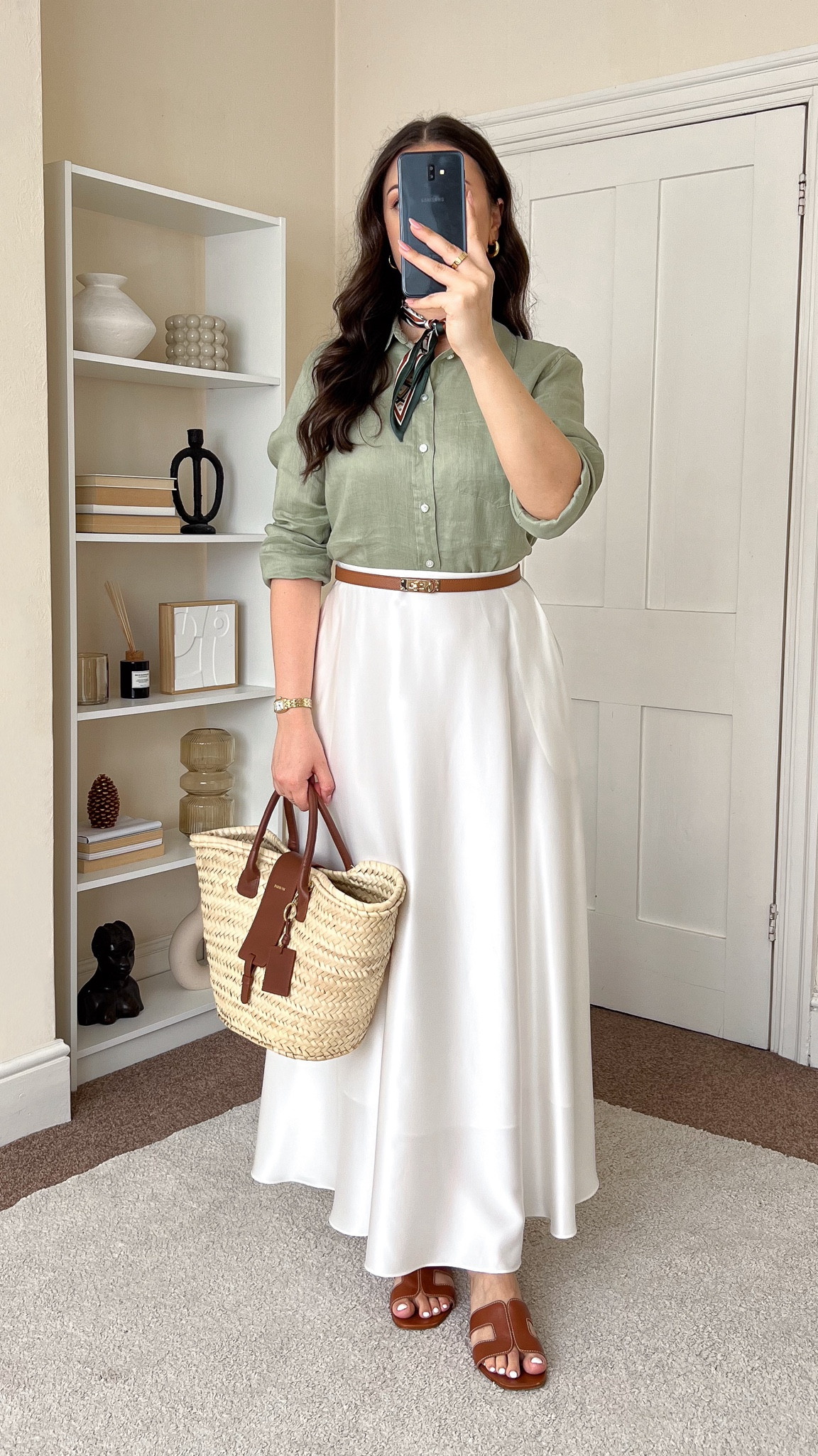 Smart casual summer outfit. H&M, wearing size S. Skirt is from LilySilk, wearing size UK10.

#LTKeurope #LTKsummer #LTKuk