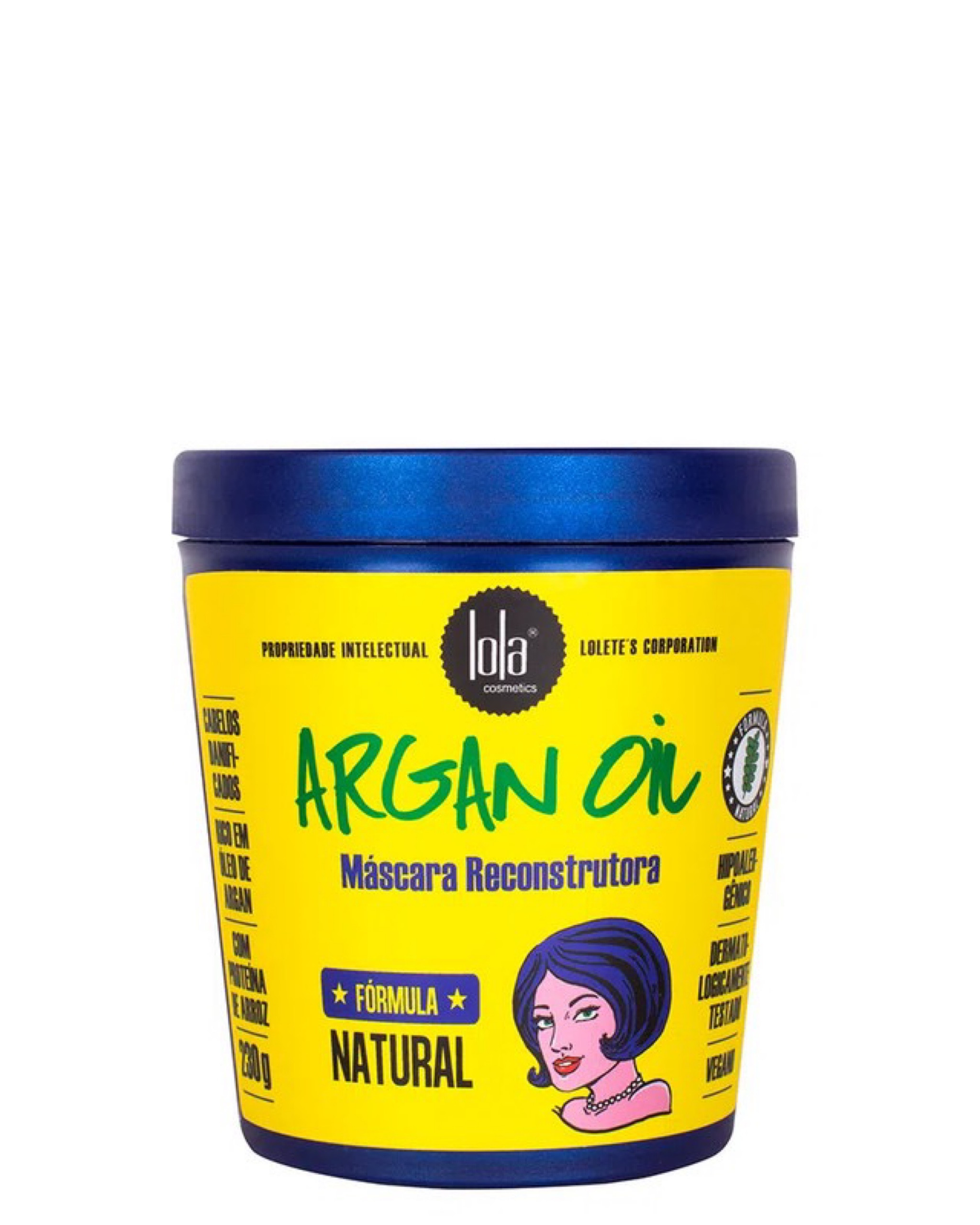 Máscara Capilar de Reconstrução Lola Cosmetics Argan Oil 230g

Lola Cosmetics Argan Oil é uma linha de hidratação intensa que reconstrói os fios, deixando seu cabelo macio e brilhante.
Repõe aminoácidos e preenche áreas danificadas da cutícula enquanto restaura e protege os cabelos, desde a primeira aplicação.
Indicado para cabelos danificados.