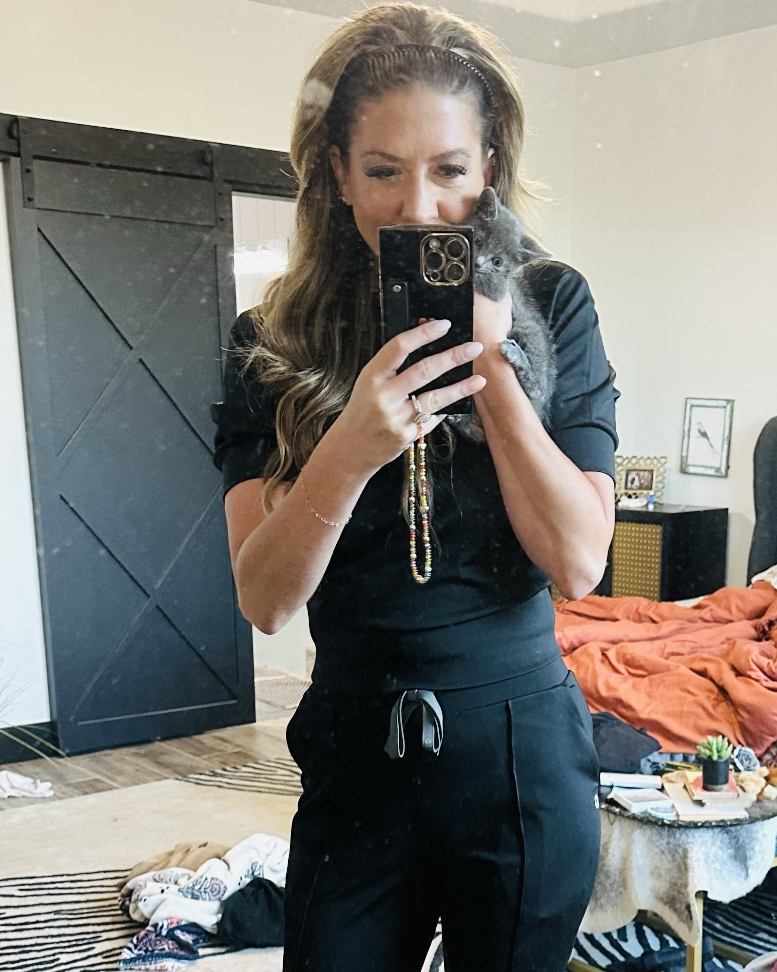 New level of scrubs unlocked! Don’t worry about the laundry and unmade bed…🤷🏼‍♀️🤣

#LTKTall #LTKMidsize #LTKWorkwear