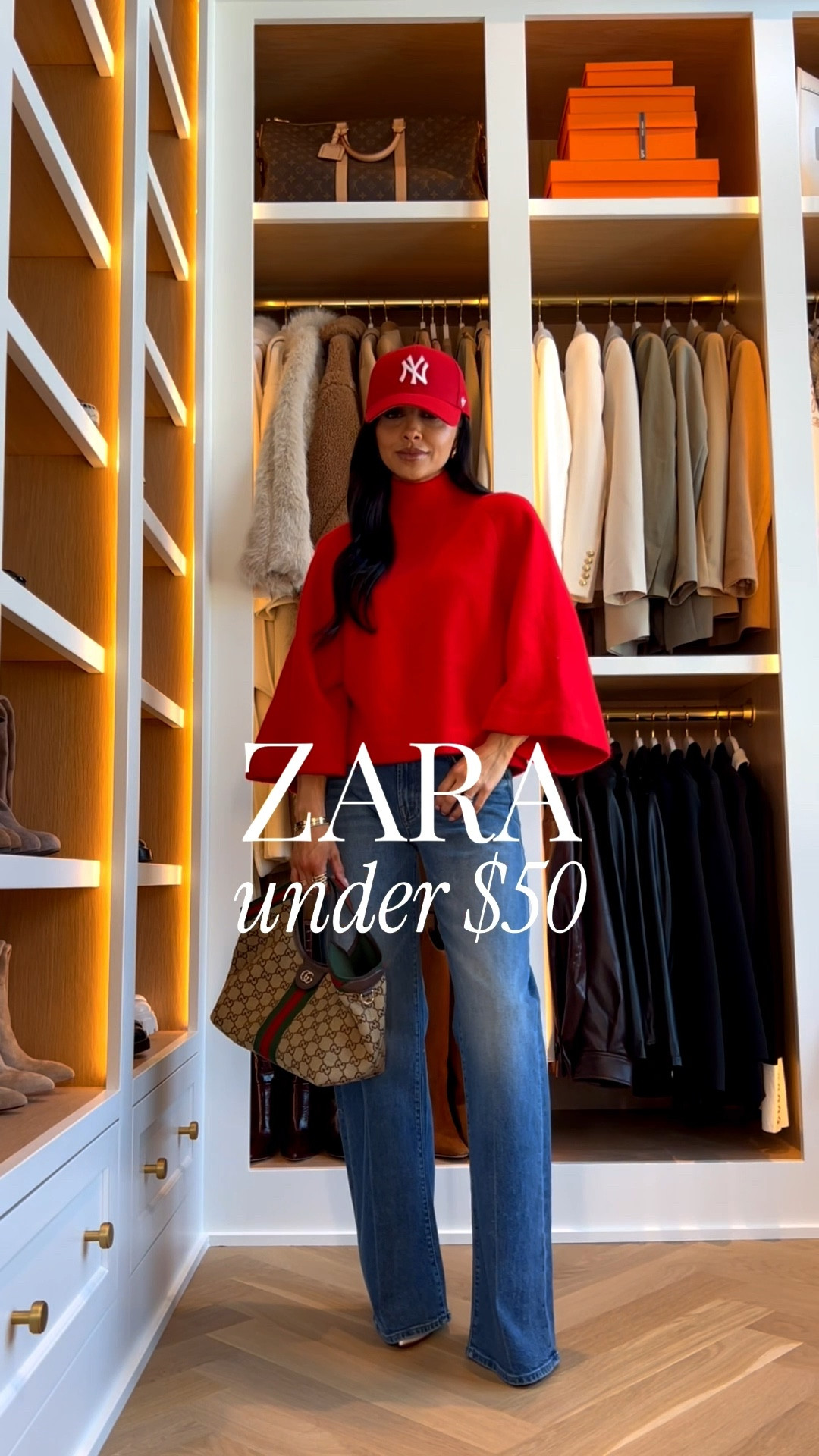 Zara outfit under $50
Zara red top under $50 wearing an XS
Mother lasso denim wearing a 24 - run TTS
Gucci bag size small 


#LTKPetite #LTKootd #LTKSeasonal