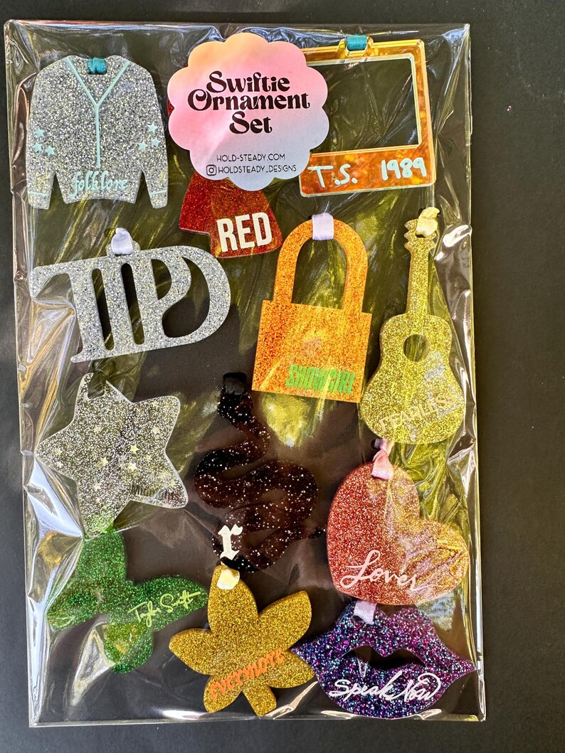 Swiftie "The Eras" Christmas Ornament Set OR Individual | Etsy (US)