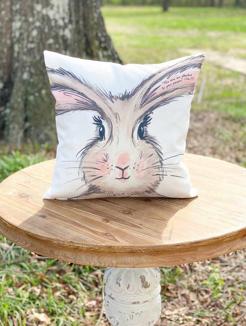 Easter Pillow  ||  All Ears Bunny Pillow  ||  Easter Decor | Etsy (US)