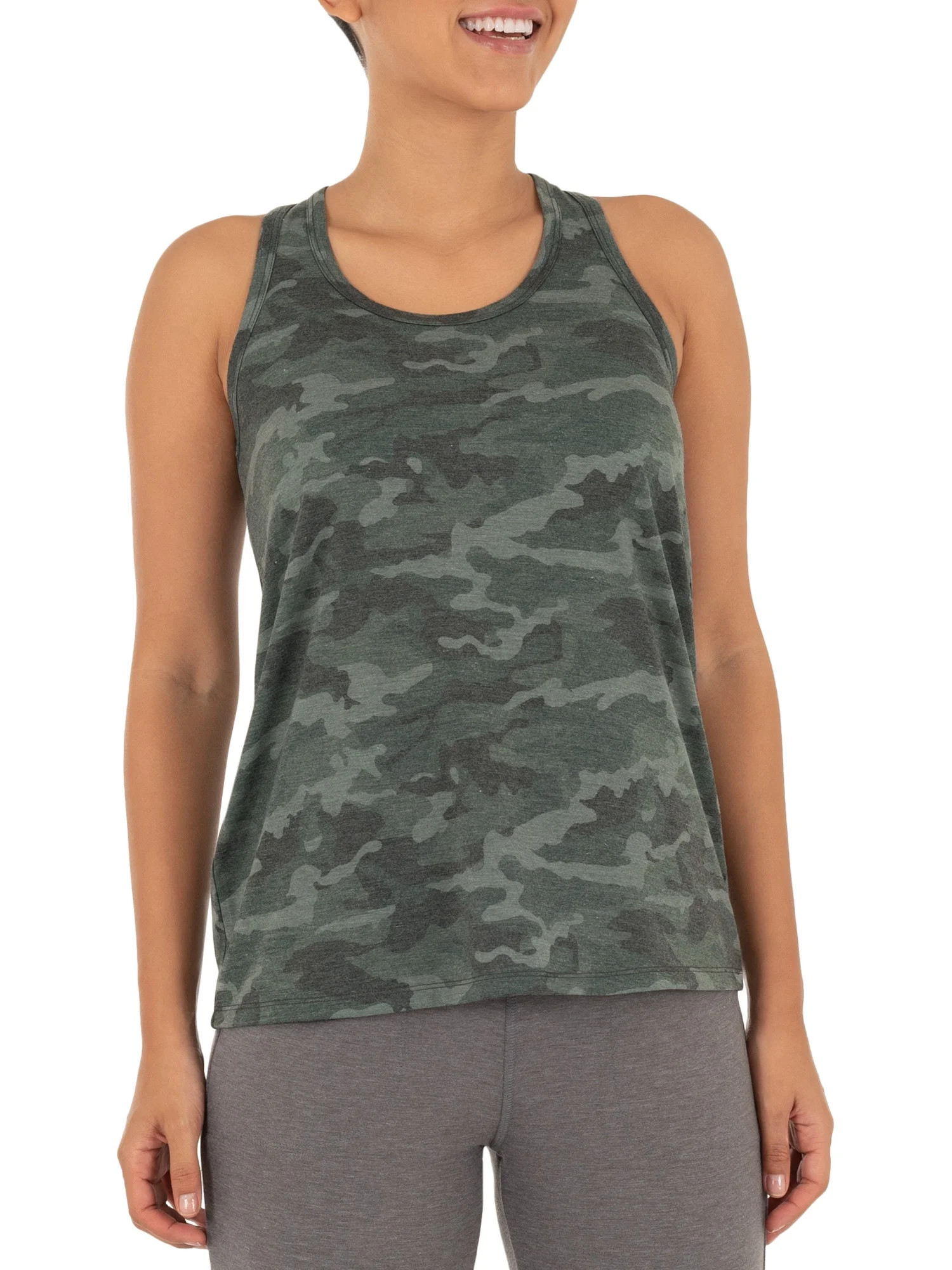 Athletic Works Women's Active Camo Tank - Walmart.com | Walmart (US)